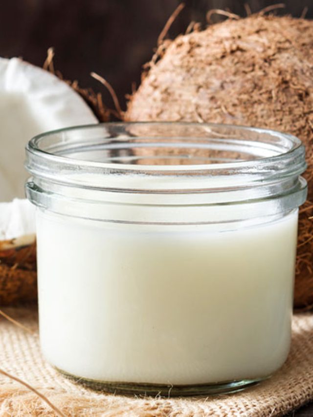 Coconut oil display